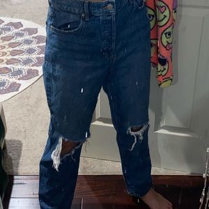 pacsun dark blue jeans